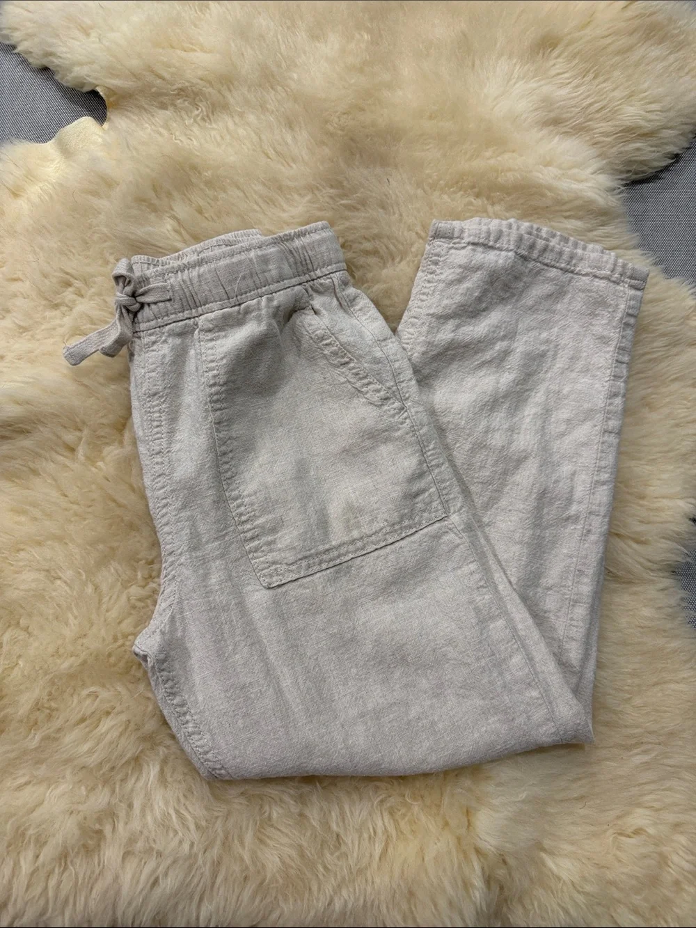 Boys Cotton/Linen Blend Pant